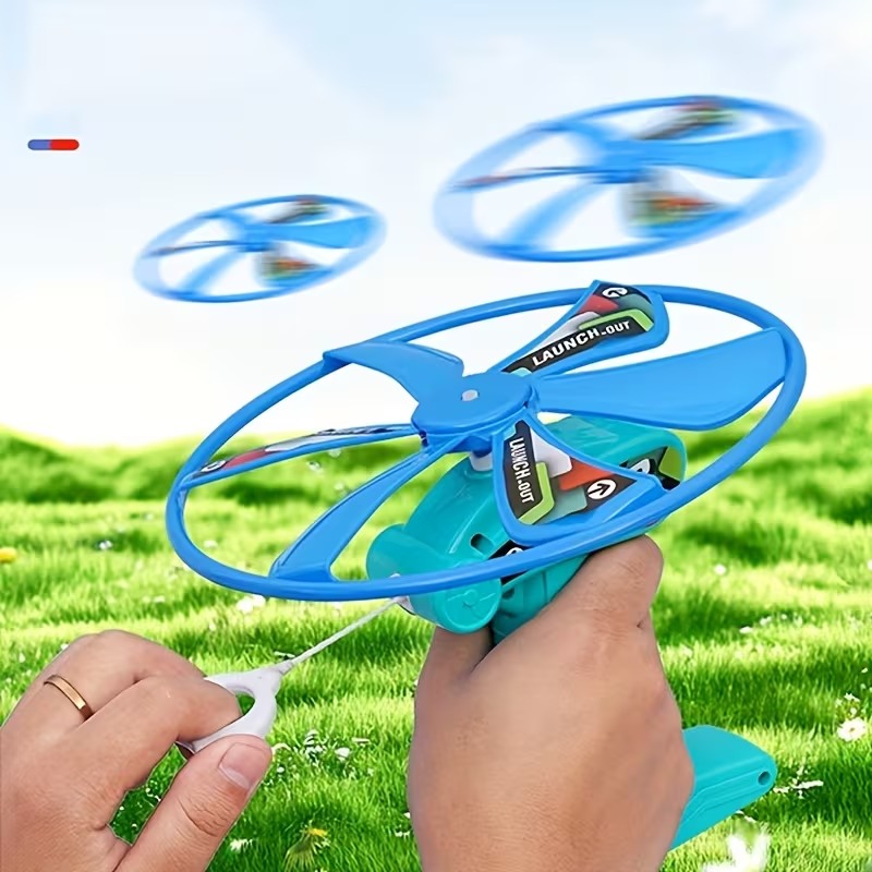 Rotating Flying Saucer Launcher Toy